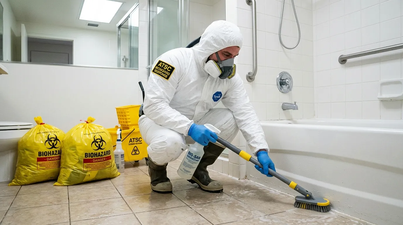 Decontamination equipment deployed for Blood Cleanup in Hewitt